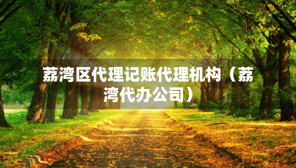 荔湾区代理记账代理机构（荔湾代办公司）