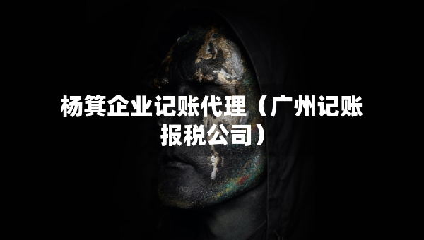 杨箕企业记账代理（广州记账报税公司）