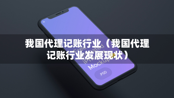 我国代理记账行业（我国代理记账行业发展现状）