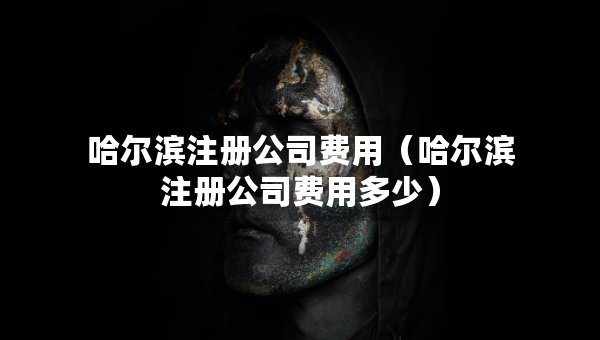 哈尔滨注册公司费用（哈尔滨注册公司费用多少）