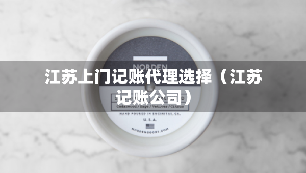 江苏上门记账代理选择（江苏记账公司）