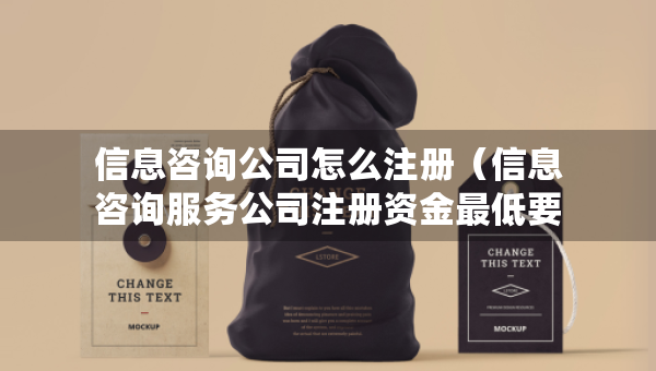 信息咨询公司怎么注册（信息咨询服务公司注册资金最低要求）