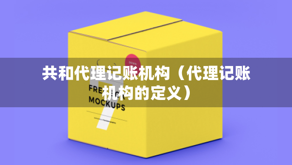 共和代理记账机构（代理记账机构的定义）