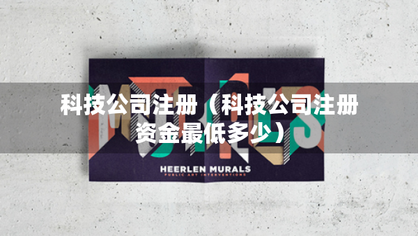 科技公司注册（科技公司注册资金最低多少）
