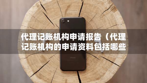 代理记账机构申请报告（代理记账机构的申请资料包括哪些）