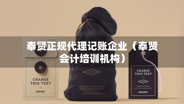 奉贤正规代理记账企业（奉贤会计培训机构）