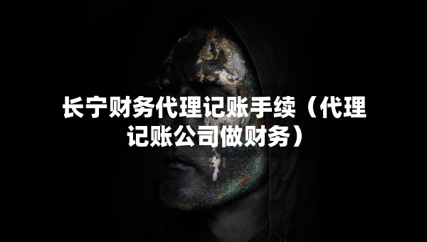 长宁财务代理记账手续（代理记账公司做财务）