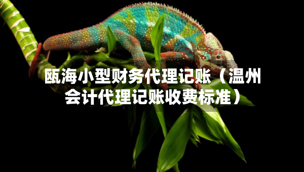 瓯海小型财务代理记账（温州会计代理记账收费标准）