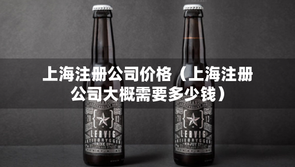 上海注册公司价格（上海注册公司大概需要多少钱）