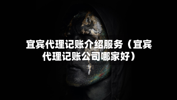 宜宾代理记账介绍服务（宜宾代理记账公司哪家好）