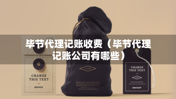 毕节代理记账收费（毕节代理记账公司有哪些）
