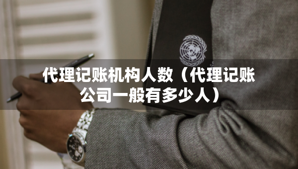 代理记账机构人数（代理记账公司一般有多少人）