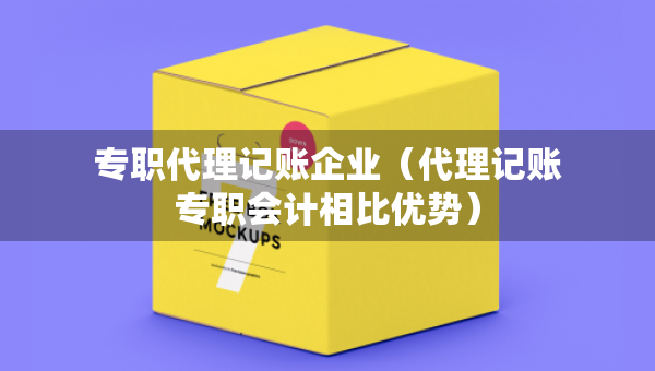 专职代理记账企业（代理记账专职会计相比优势）