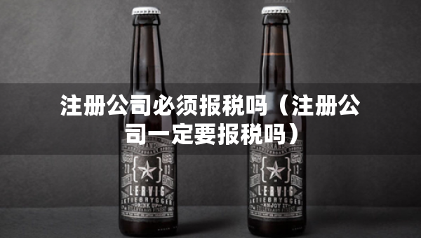 注册公司必须报税吗（注册公司一定要报税吗）