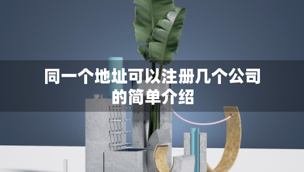 同一个地址可以注册几个公司的简单介绍