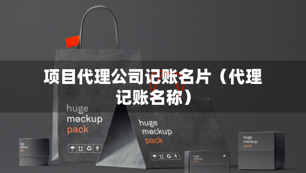项目代理公司记账名片（代理记账名称）