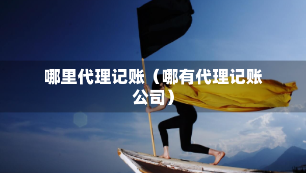 哪里代理记账（哪有代理记账公司）