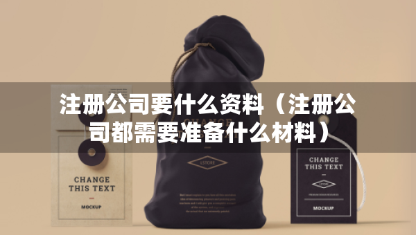 注册公司要什么资料（注册公司都需要准备什么材料）