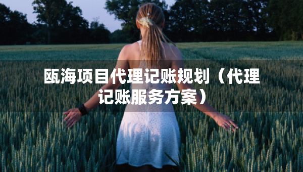 瓯海项目代理记账规划（代理记账服务方案）