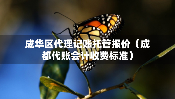 成华区代理记账托管报价(成都代账会计收费标准) 成华区代理记账托管报价(成都代账会计收费标准)