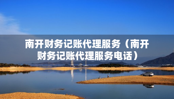 南开财务记账代理服务（南开财务记账代理服务电话）