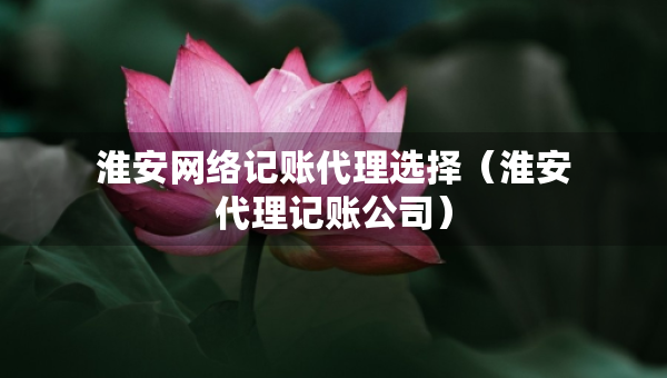 淮安网络记账代理选择（淮安代理记账公司）