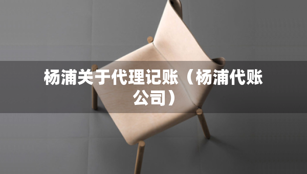 杨浦关于代理记账（杨浦代账公司）