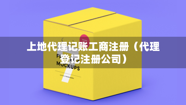 上地代理记账工商注册（代理登记注册公司）