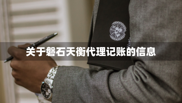 关于磐石天衡代理记账的信息