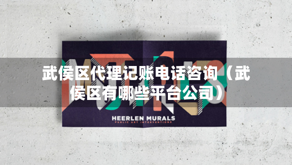 武侯区代理记账电话咨询（武侯区有哪些平台公司）