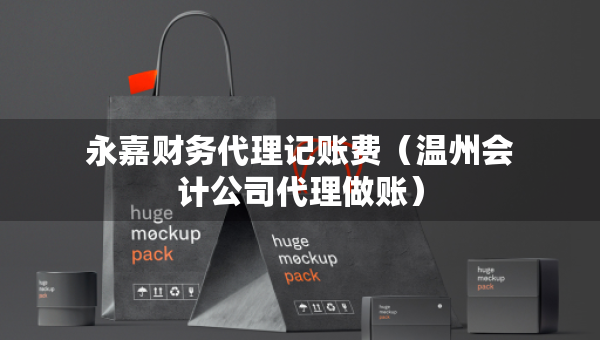 永嘉财务代理记账费（温州会计公司代理做账）