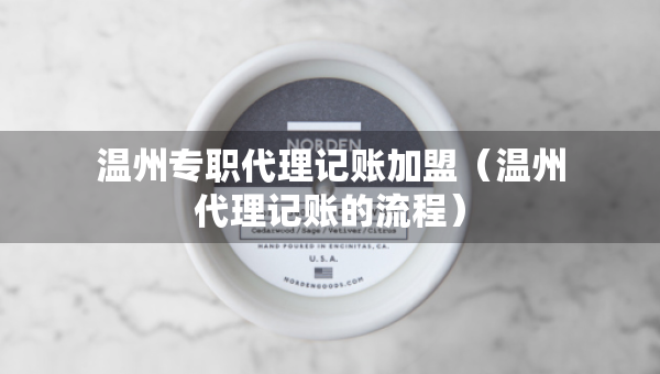 温州专职代理记账加盟（温州代理记账的流程）