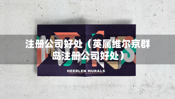 注册公司好处（英属维尔京群岛注册公司好处）