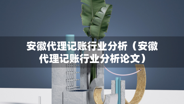 安徽代理记账行业分析（安徽代理记账行业分析论文）