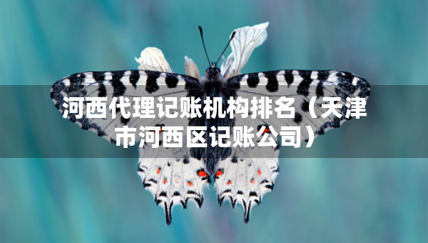 河西代理记账机构排名（天津市河西区记账公司）