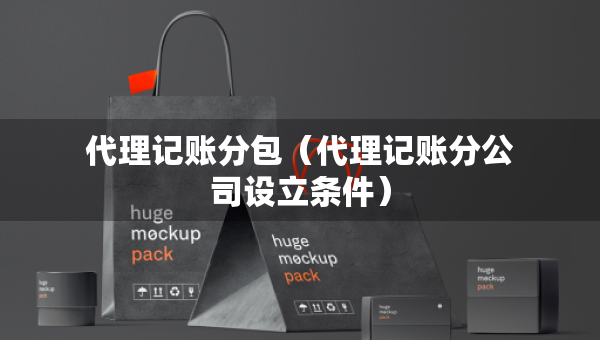 代理记账分包（代理记账分公司设立条件）