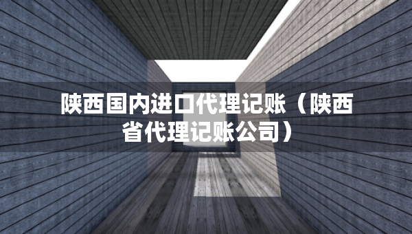 陕西国内进口代理记账（陕西省代理记账公司）