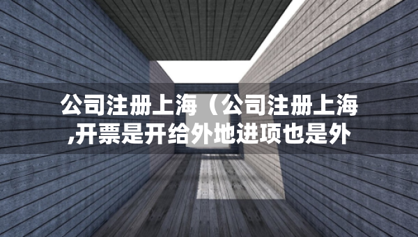 公司注册上海（公司注册上海,开票是开给外地进项也是外地有问题吗）