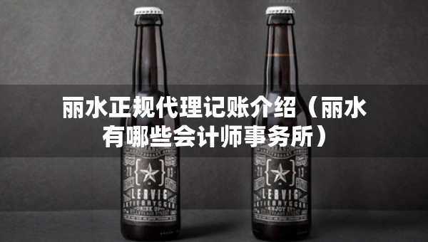 丽水正规代理记账介绍（丽水有哪些会计师事务所）