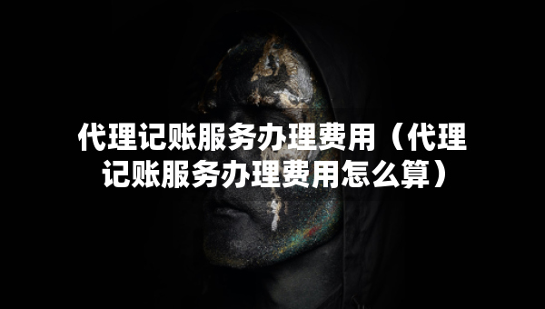 代理记账服务办理费用（代理记账服务办理费用怎么算）