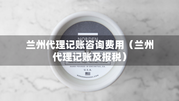 兰州代理记账咨询费用（兰州代理记账及报税）