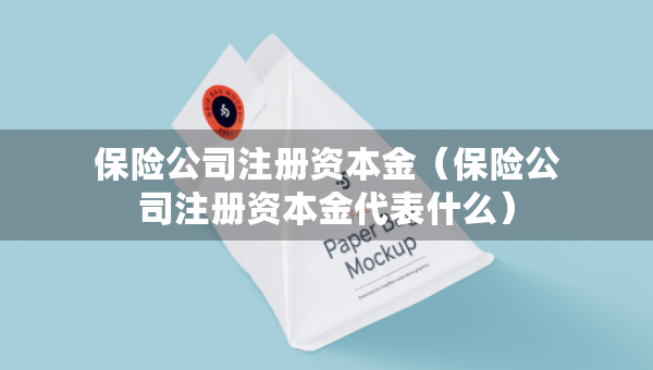保险公司注册资本金（保险公司注册资本金代表什么）