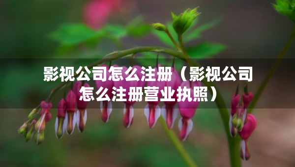 影视公司怎么注册（影视公司怎么注册营业执照）
