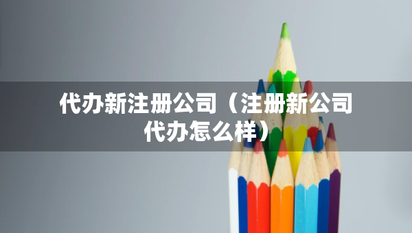 代办新注册公司（注册新公司代办怎么样）