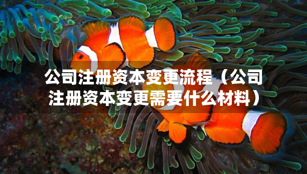 公司注册资本变更流程（公司注册资本变更需要什么材料）