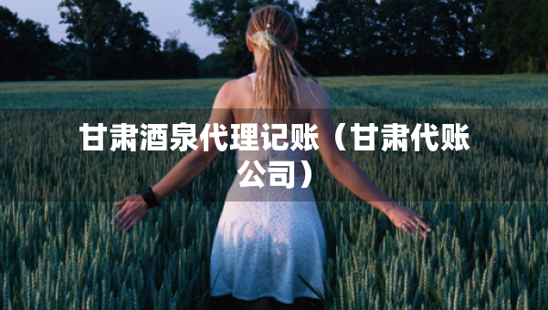 甘肃酒泉代理记账（甘肃代账公司）