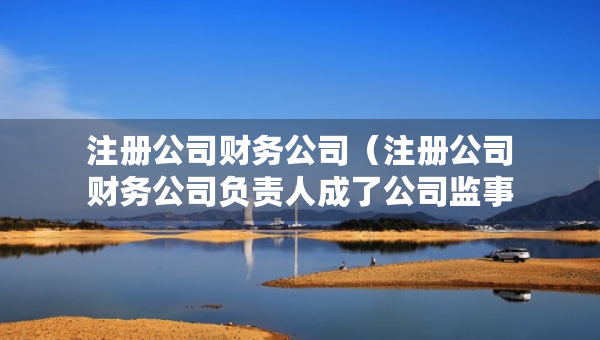 注册公司财务公司（注册公司财务公司负责人成了公司监事）