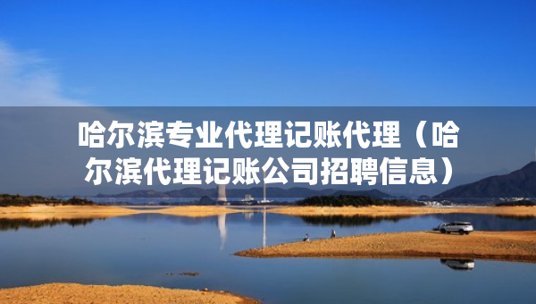 哈尔滨专业代理记账代理（哈尔滨代理记账公司招聘信息）