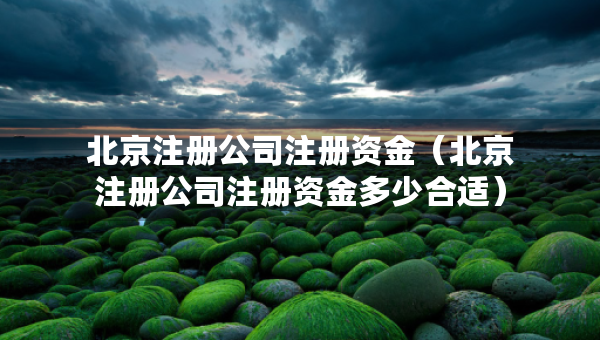 北京注册公司注册资金（北京注册公司注册资金多少合适）