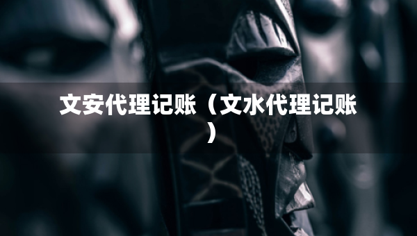 文安代理记账（文水代理记账）